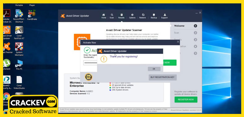 Avast driver updater serial key 2019 free